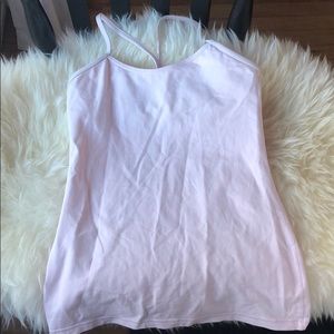 Pink lululemon tank top